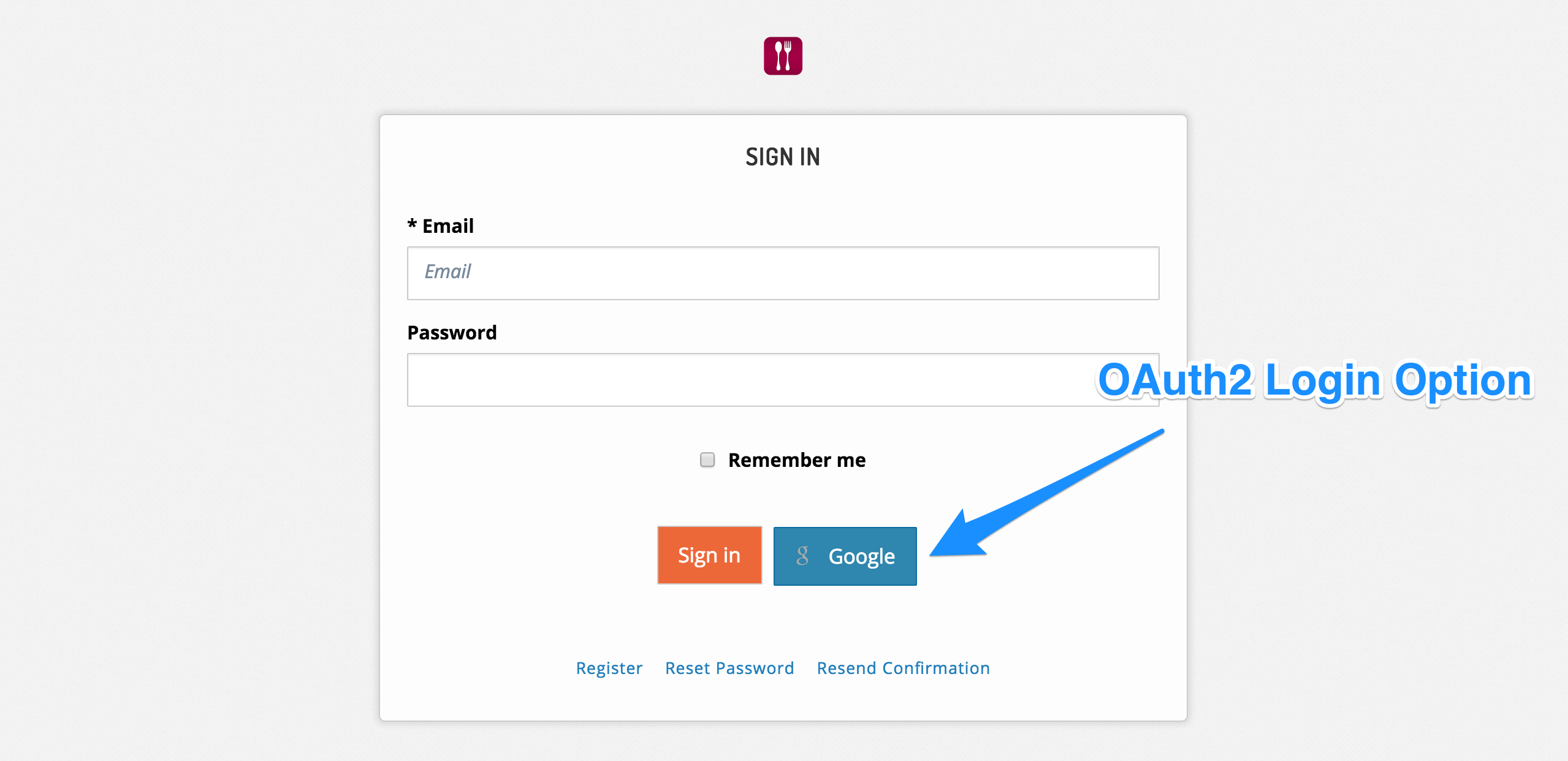 Google oAuth Login