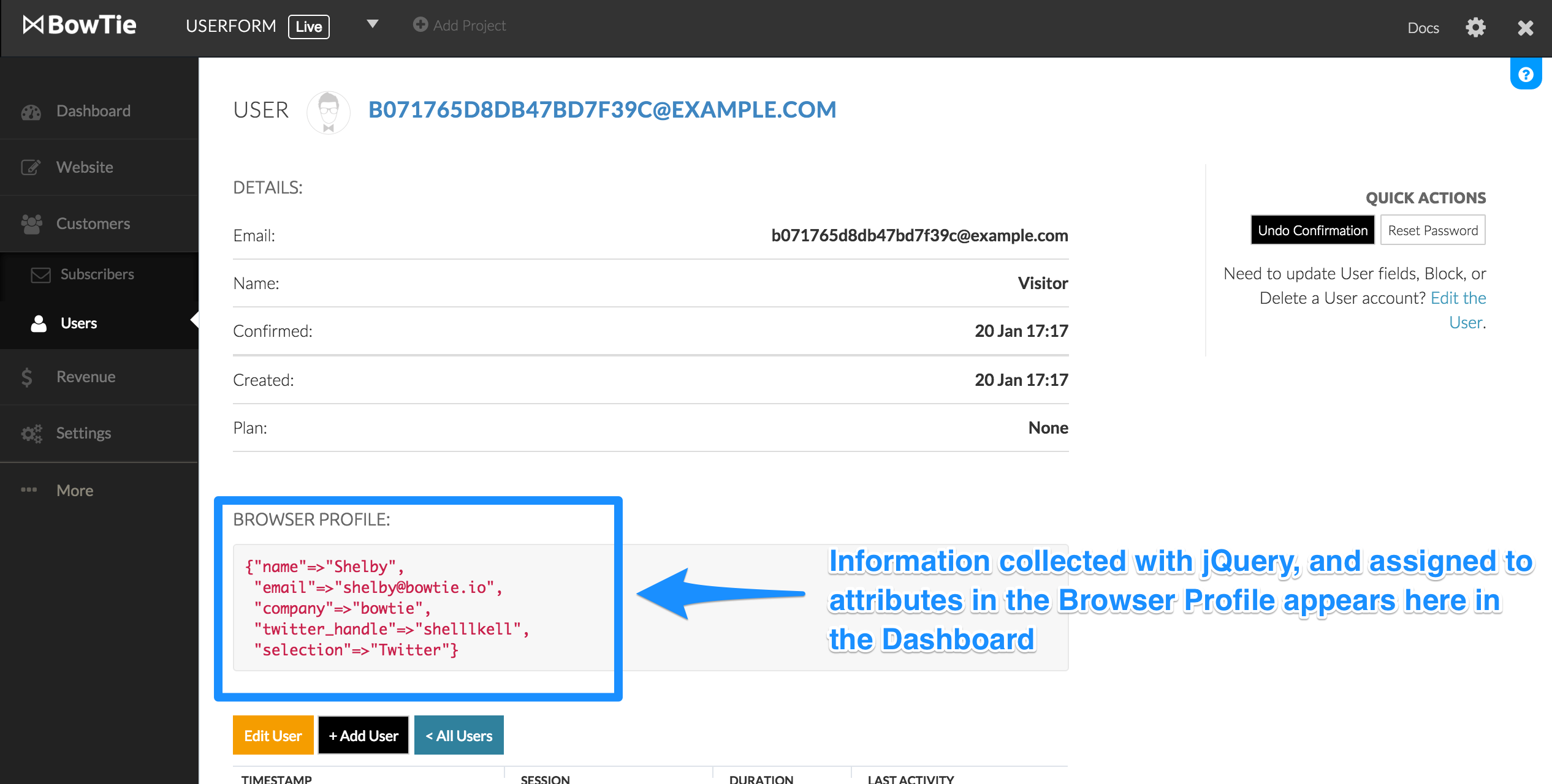 Registration Dashboard